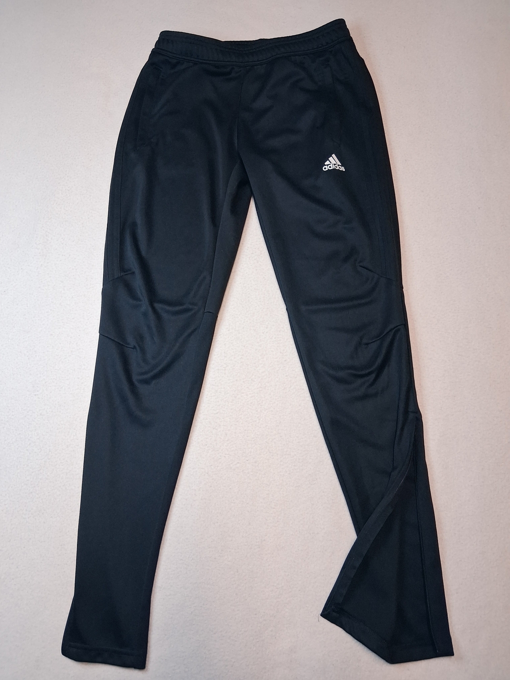 adidas Black Athletic Track Pants with Logo